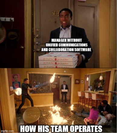 TechDogs-"Trend 2: Unified Communications And Collaboration Will Be Critical'-"A Meme About Unified Communications and Collaboration"