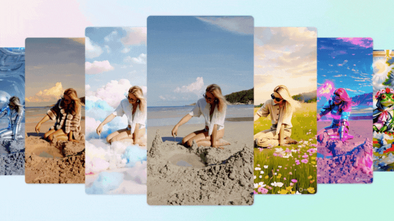 TechDogs-"A GIF Depicting Meta AI's Video Editing Feature"
