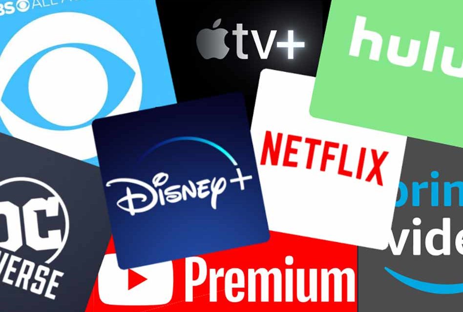 TechDogs-"An Image Showing Streaming Platforms Like Netflix, Disney, YouTube, Hulu, Apple TV, Prime Video"
