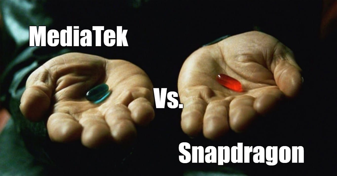 TechDogs-"What Are The Key Components Of Mobile Chips?"-"An Image Showing MediaTek Vs. Snapdragon"