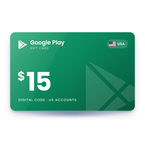 Google Play Gift Card $15 - USA Store