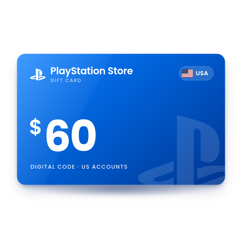 PSN Card 60 USD (USA)