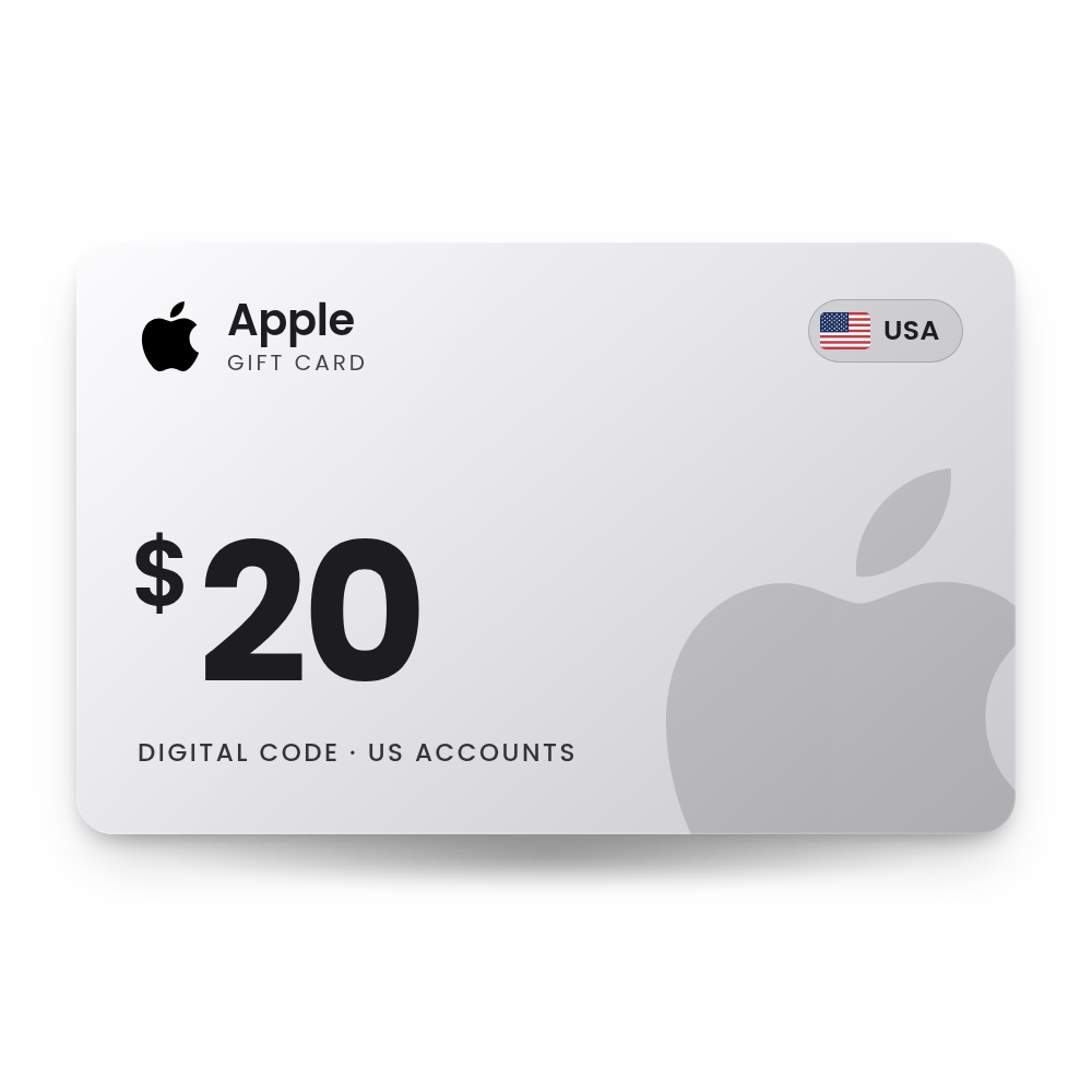 Apple Gift Card $20 (USA)