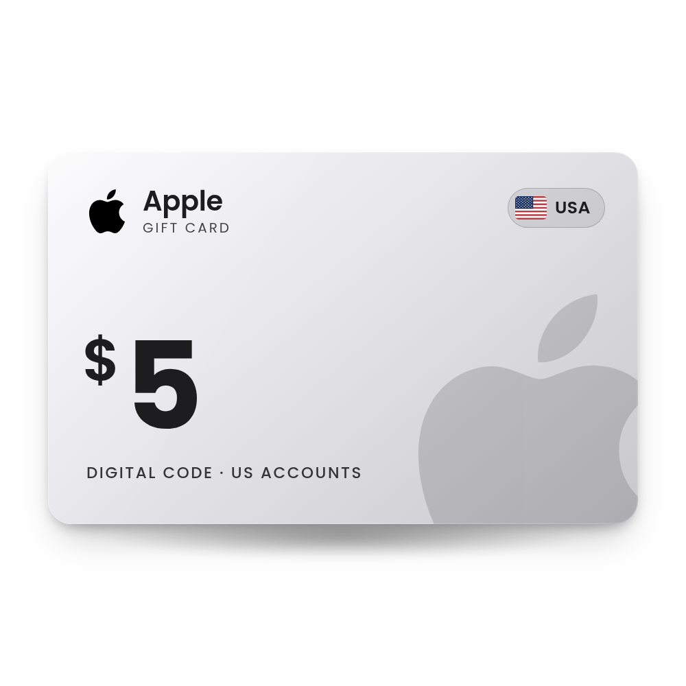 Apple Gift Card $5 (USA)