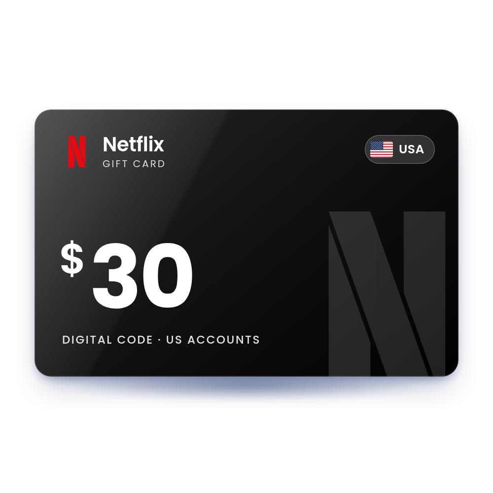 Netflix Gift Card 30 USD (USA)