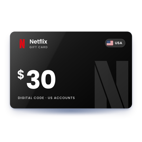 Netflix Gift Card $30 - USA Store