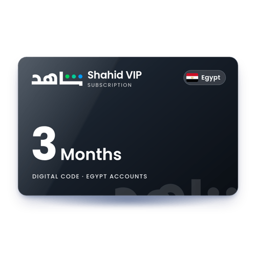 Shahid VIP 3 Months - Egypt