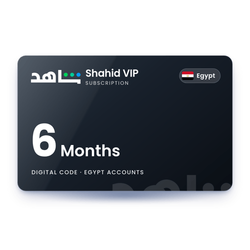 Shahid VIP 6 Months - Egypt