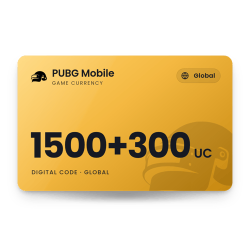 PUBG Mobile 1500+300 UC - Global