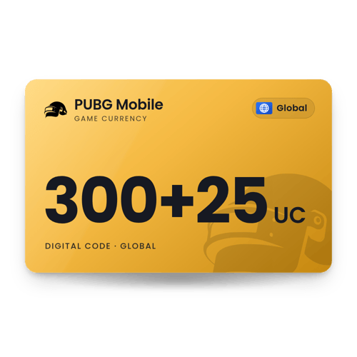 PUBG Mobile 300+25 UC - Global