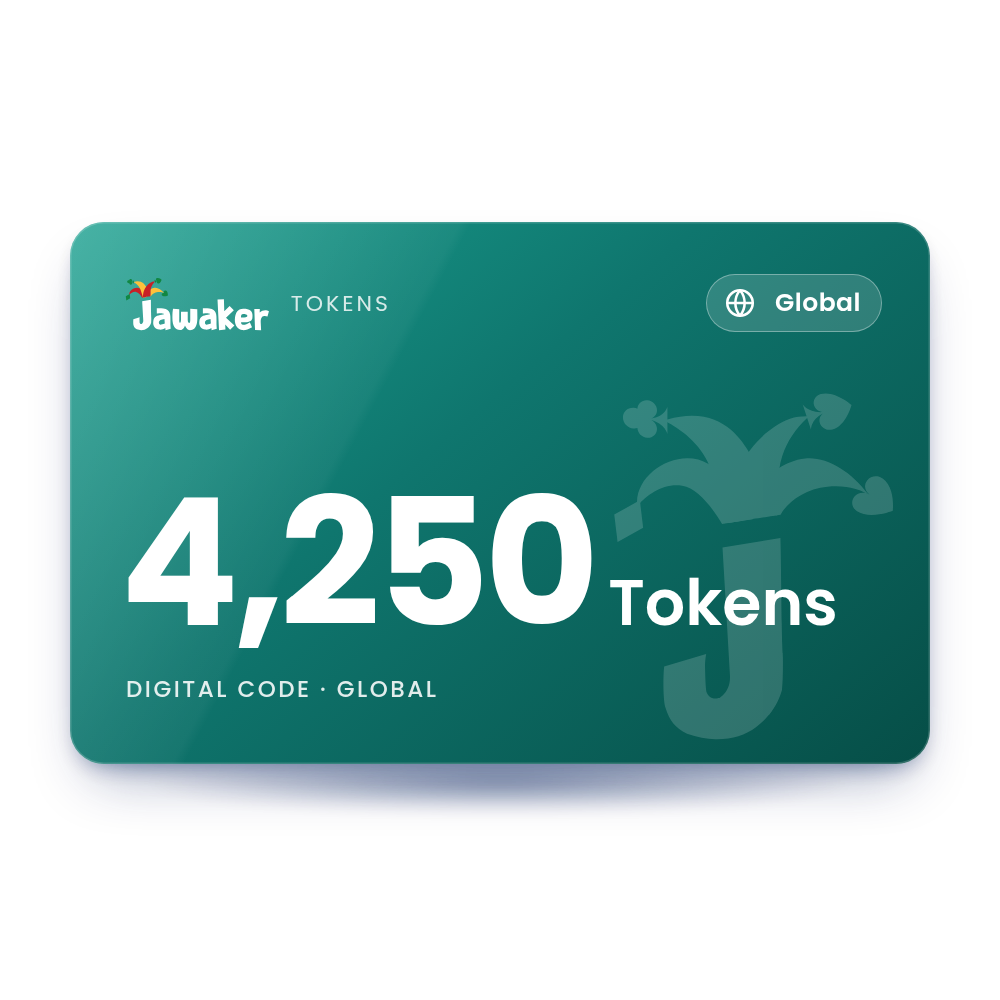 Jawaker 4250 Tokens