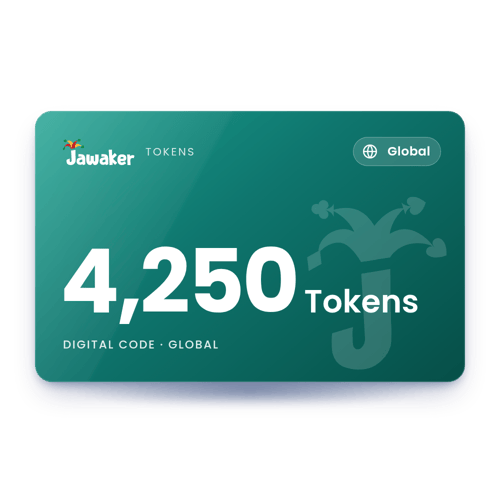 Jawaker 4,250 Tokens - Global