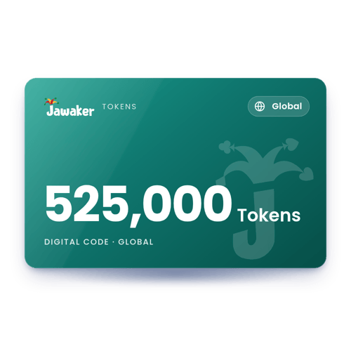 Jawaker 525,000 Tokens - Global