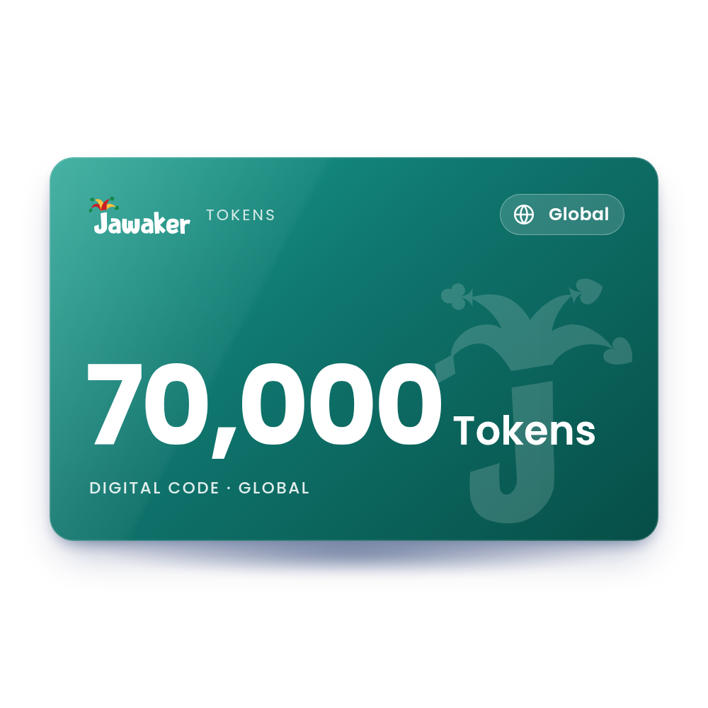 Jawaker 70000 Tokens