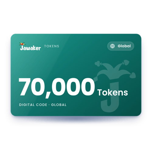 Jawaker 70,000 Tokens - Global