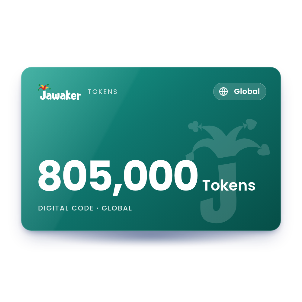 Jawaker 805000 Tokens