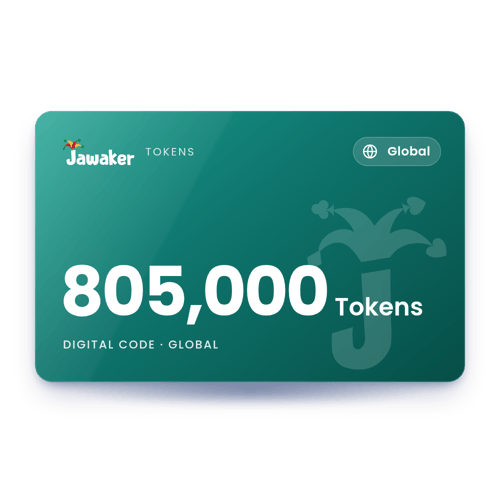 Jawaker 805,000 Tokens - Global