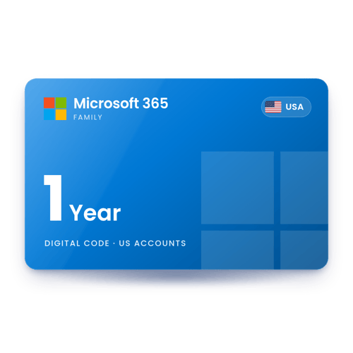 Microsoft 365 Family 1 Year - USA