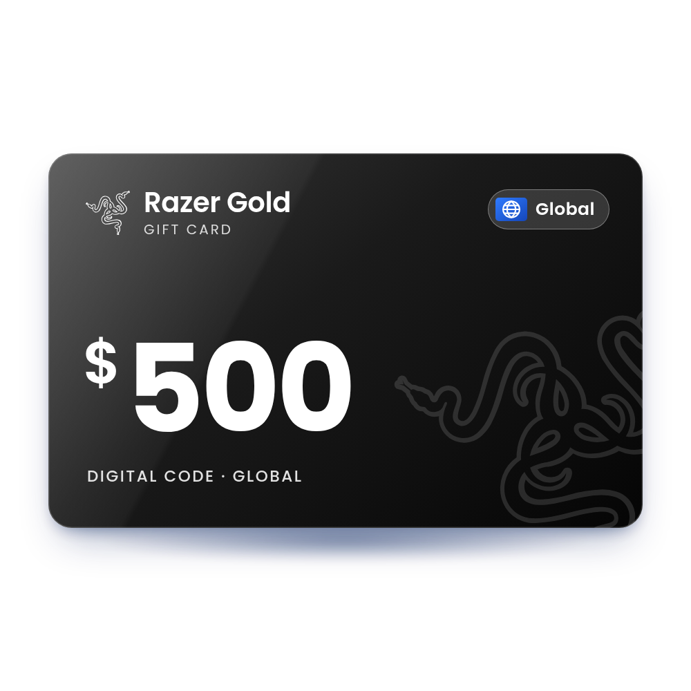 Razer Gold Gift Card 500 USD