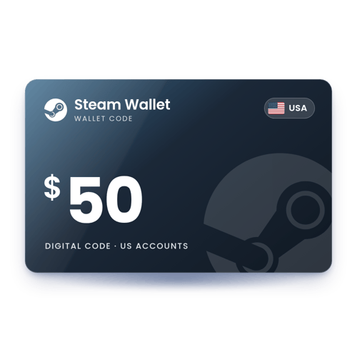 Steam Wallet $50 - USA Store