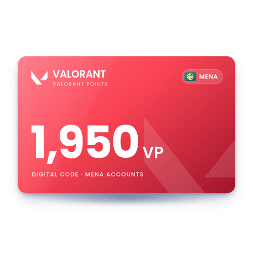 VALORANT 1,950 VP - MENA