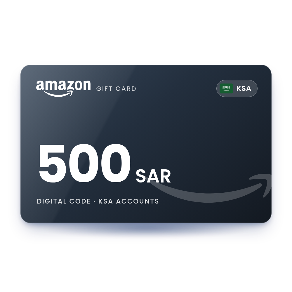 Amazon Gift Card 500 SAR (KSA)