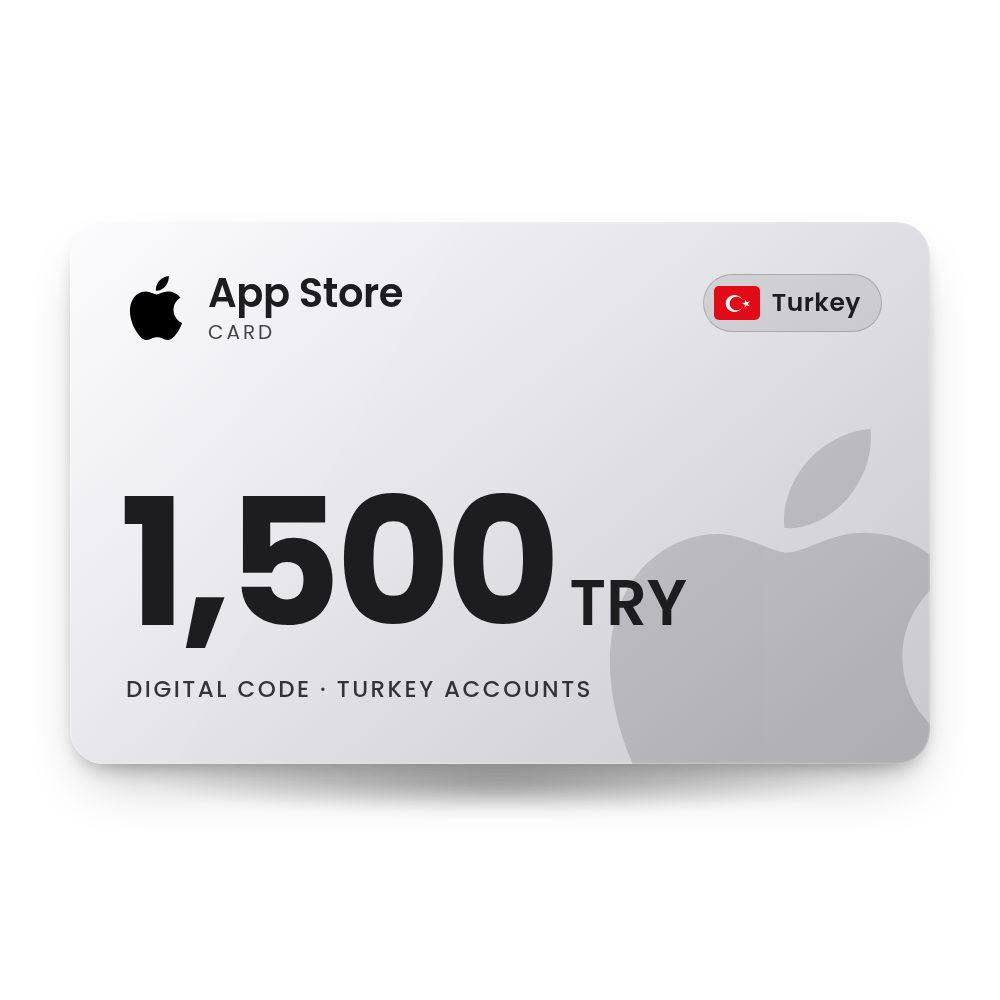 App Store Card 1500 TRY (Turkey)