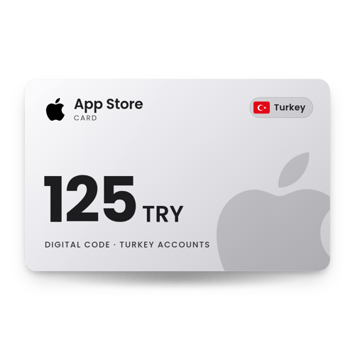 App Store Card 125 TRY - Turkey Store