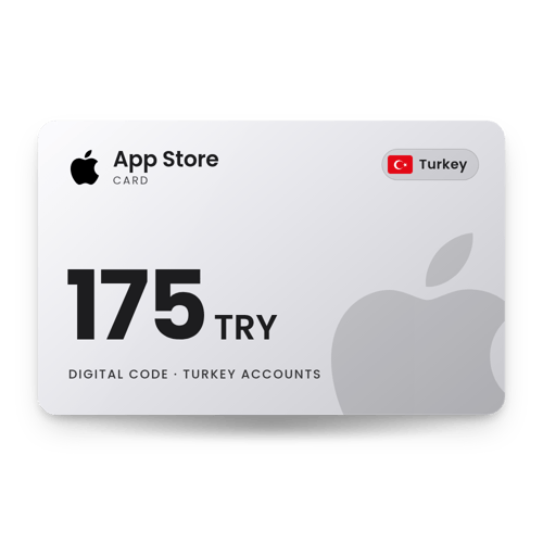 App Store Card 175 TRY - Turkey Store