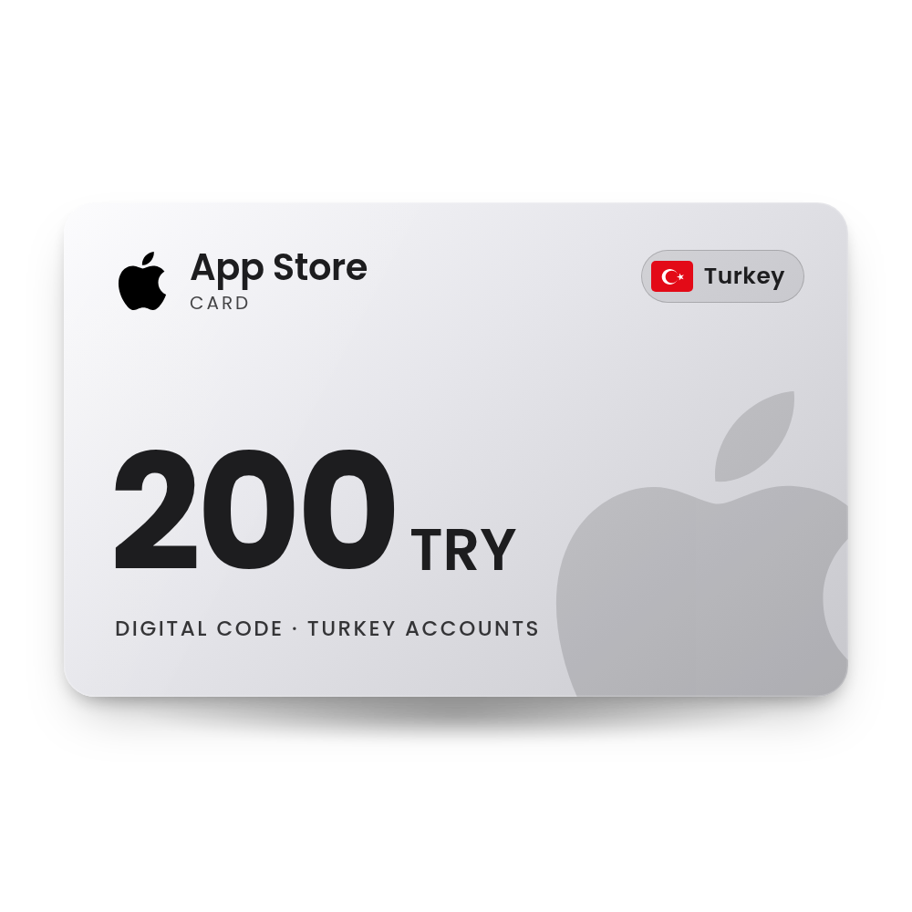 App Store Card 200 TRY (Turkey)