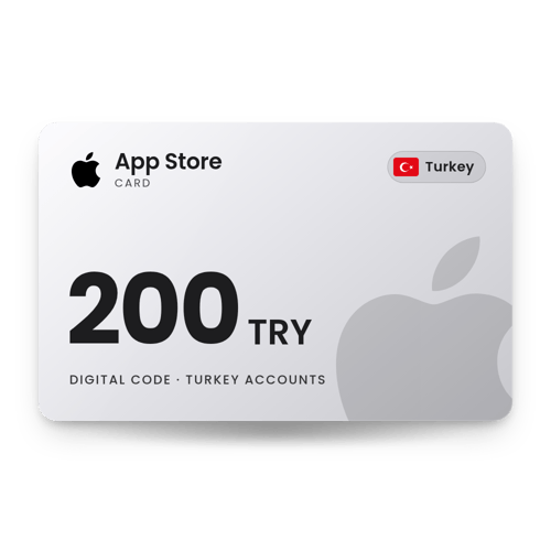 App Store Card 200 TRY - Turkey Store