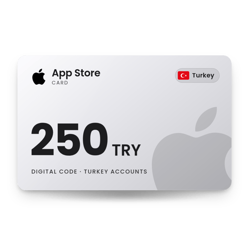 App Store Card 250 TRY - Turkey Store