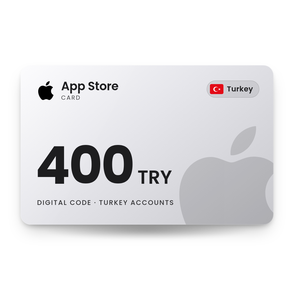 App Store Card 400 TRY (Turkey)