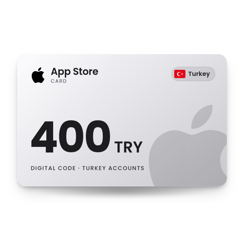 App Store Card 400 TRY - Turkey Store