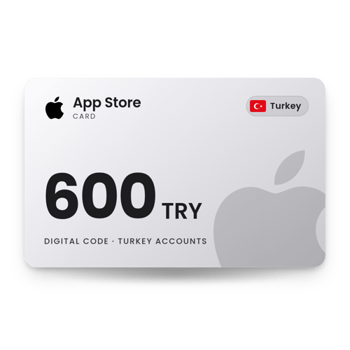App Store Card 600 TRY - Turkey Store