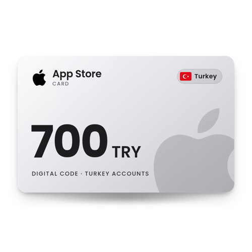 App Store Card 700 TRY - Turkey Store