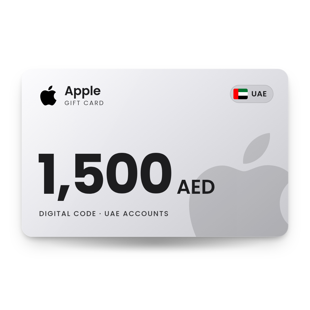 Apple Gift Card 1500 AED (UAE)