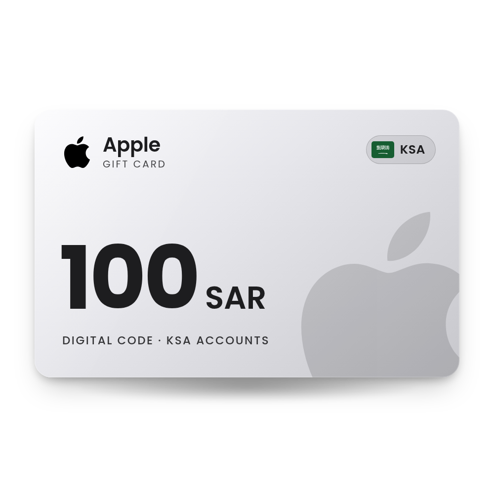 Apple Gift Card 100 SAR (KSA)