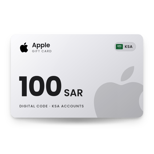 Apple Gift Card 100 SAR - KSA Store