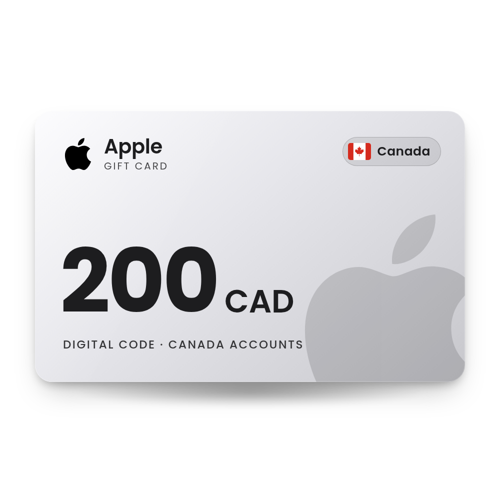 Apple Gift Card 200 CAD (Canada)