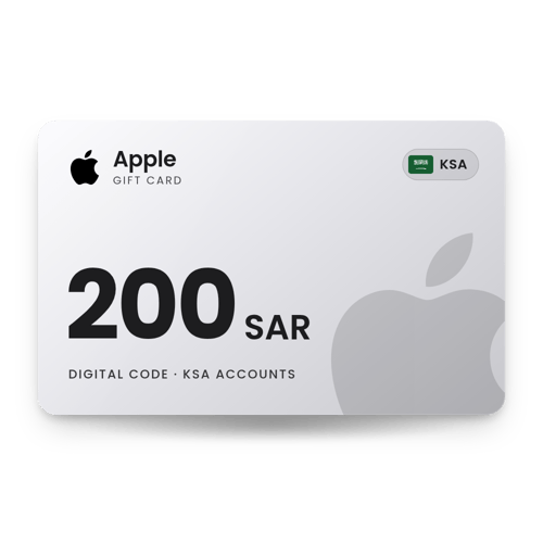 Apple Gift Card 200 SAR - KSA Store