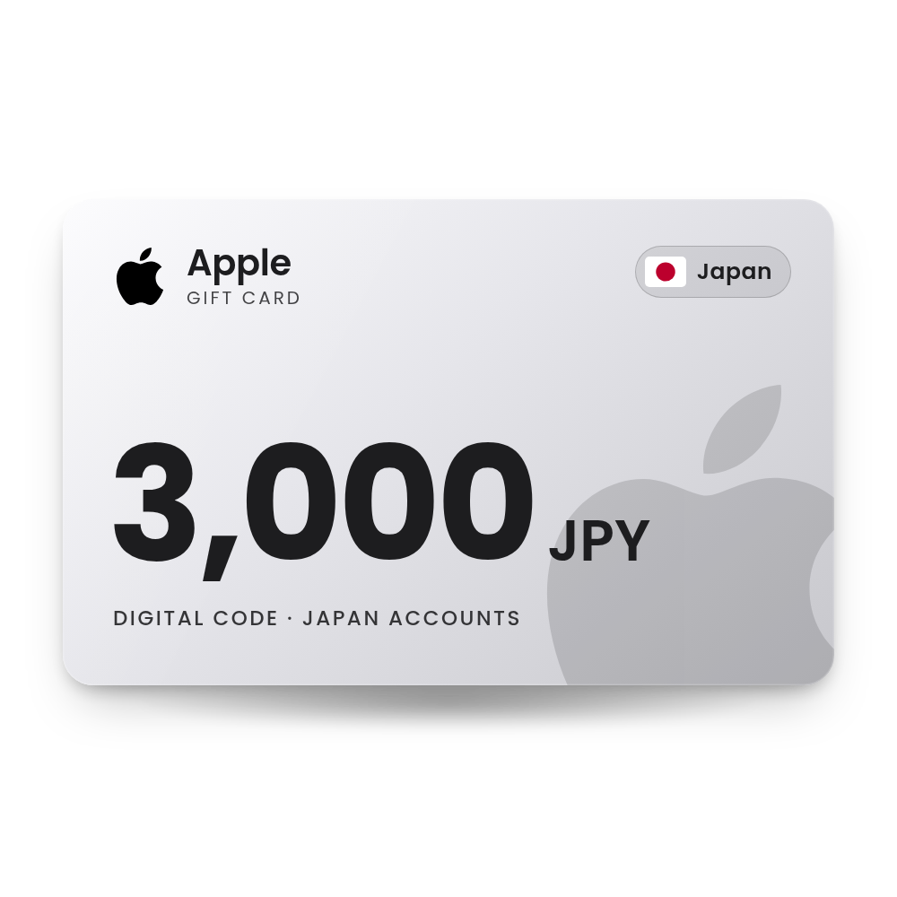 Apple Gift Card 3000 JPY (Japan)