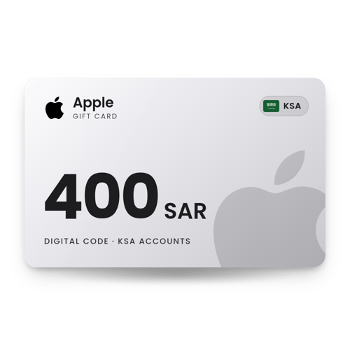 Apple Gift Card 400 SAR - KSA Store