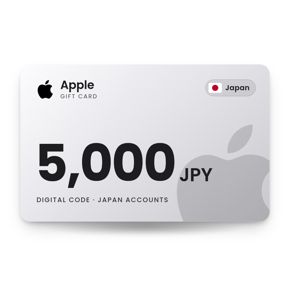 Apple Gift Card 5000 JPY (Japan)