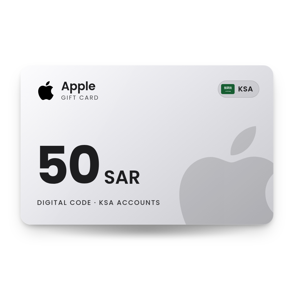 Apple Gift Card 50 SAR (KSA)