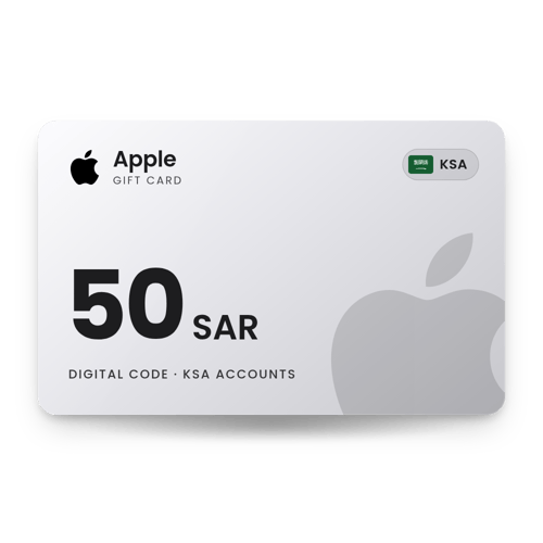 Apple Gift Card 50 SAR - KSA Store