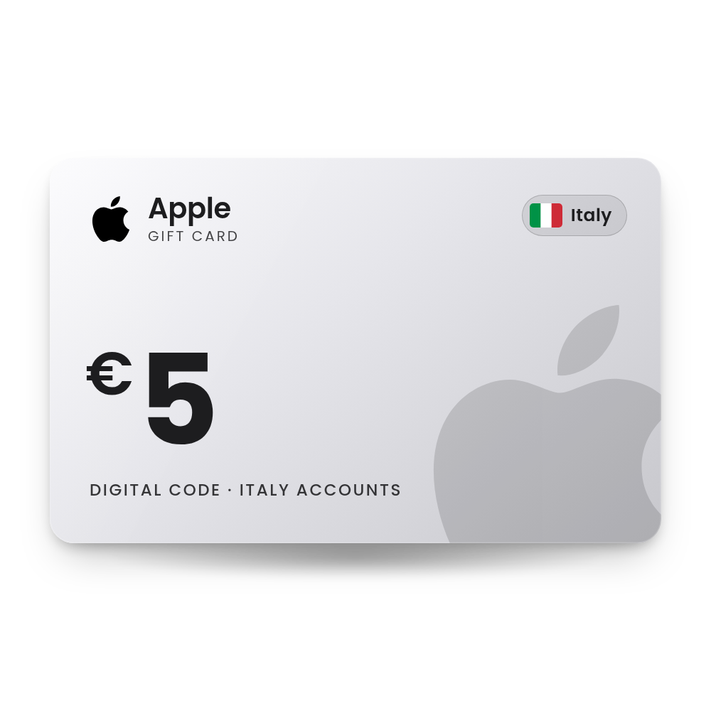 Apple Gift Card 5 EUR (Italy)