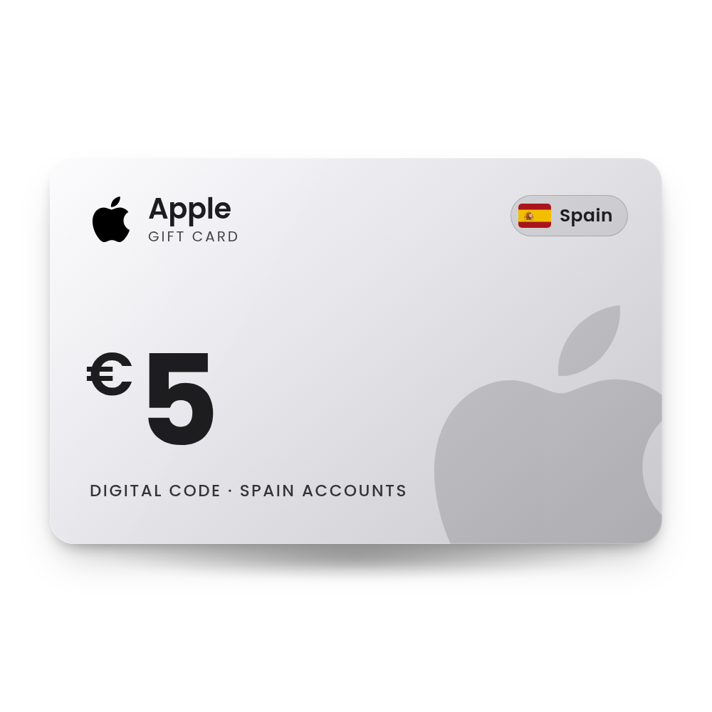 Apple Gift Card 5 EUR (Spain)