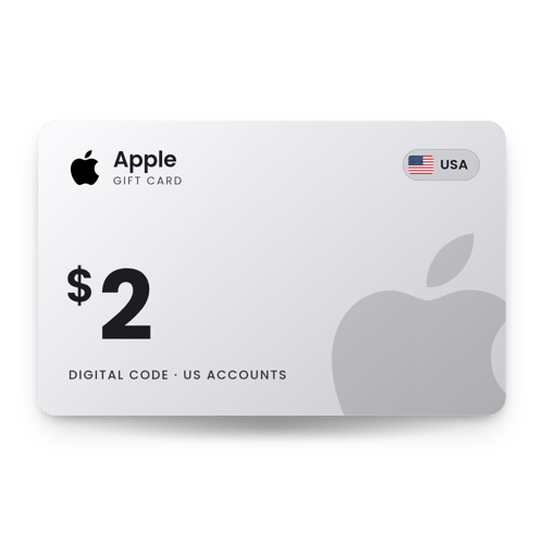 Apple Gift Card $2 - USA Store