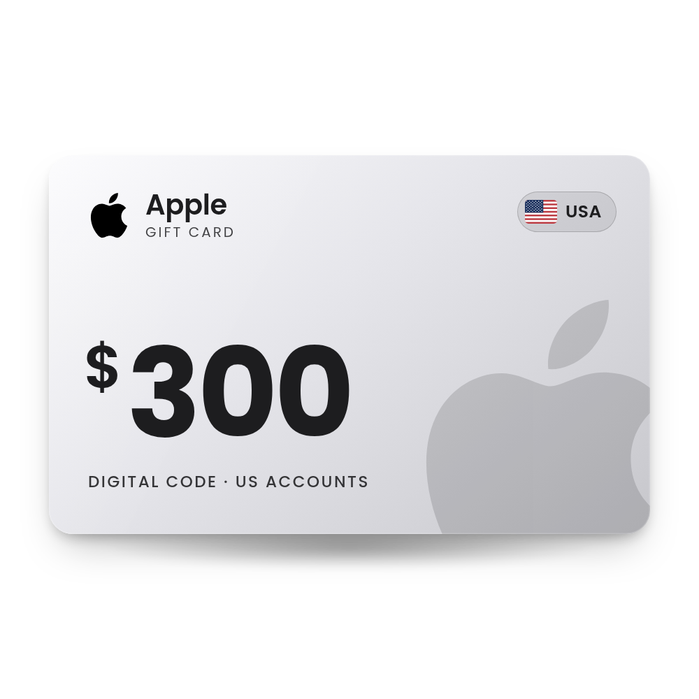 Apple Gift Card 300 USD (USA)
